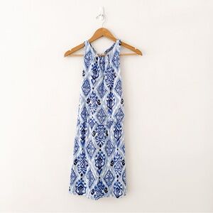 Tori Richards blue mini dress size small